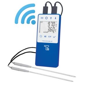 Fisherbrand Digital Thermometers with Stainless-Steel Probe on Cable: Thermometers