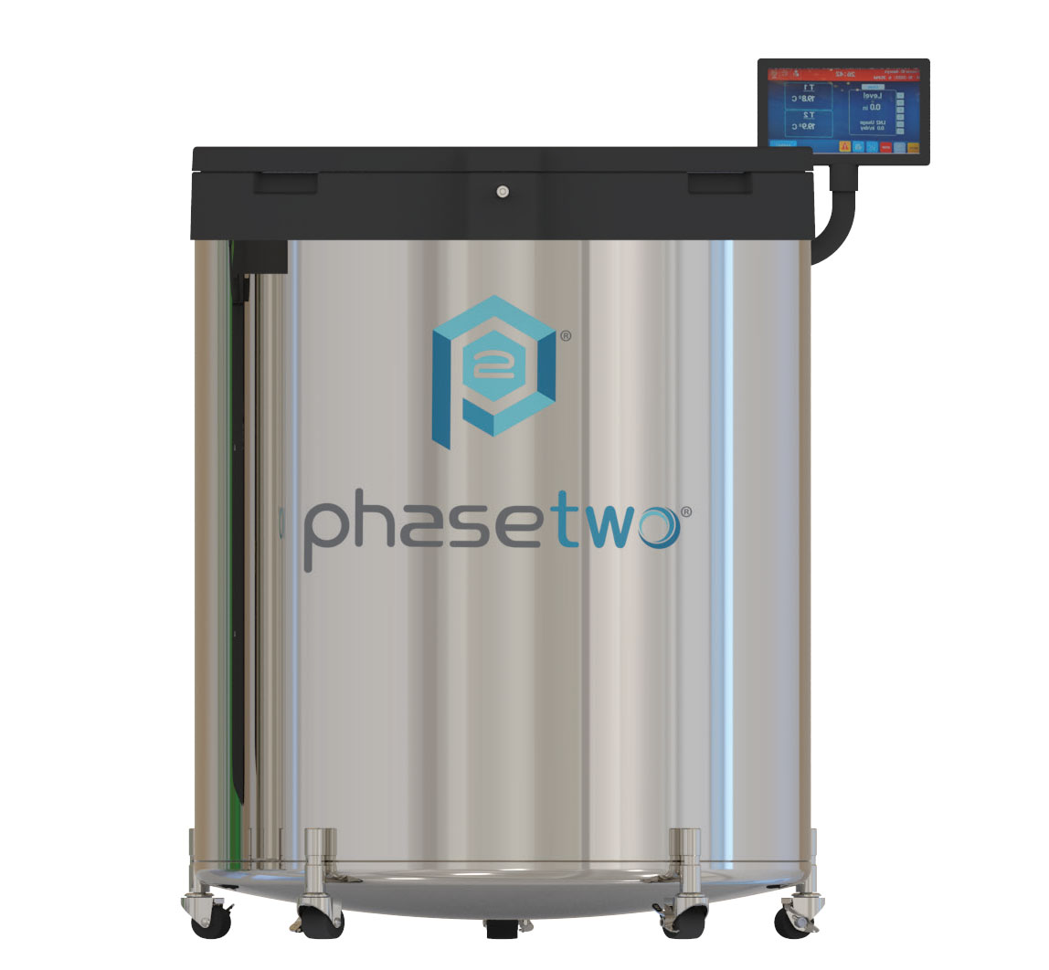 phasetwo HC32 High-Capacity Cryogenic LN2 Freezer (Capacity: 32,000 x 2 ...